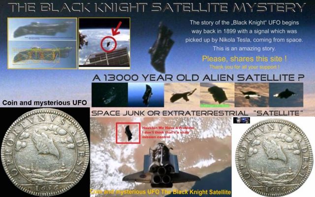 UFO-The Black Knight Satellite! Video.