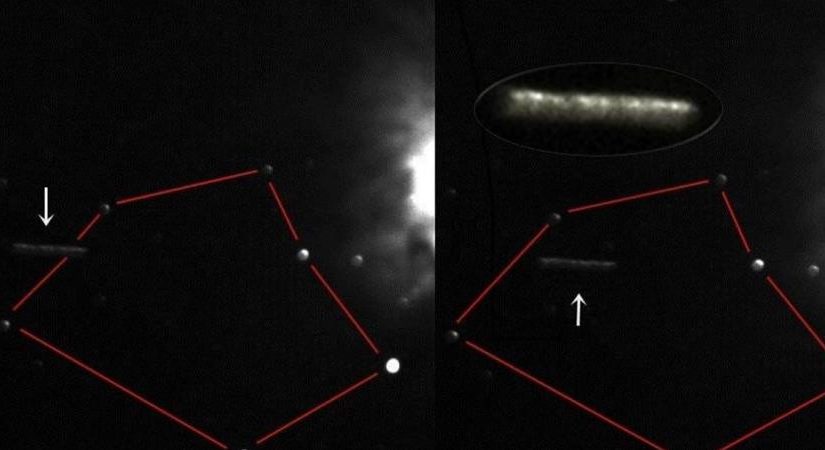 Alleged cigar-shaped interstellar ship appears again in Orion.