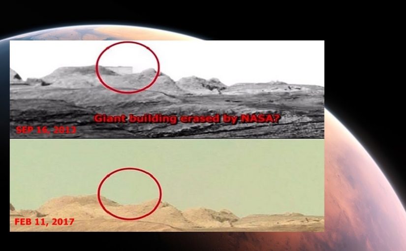 VIDEOS: NASA erased huge building image from Mars Curiosity photo.