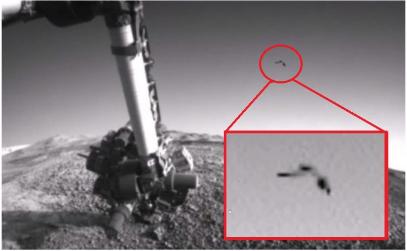VIDEO: Rover Curiosity photographs “something flying” in the skies of Mars..