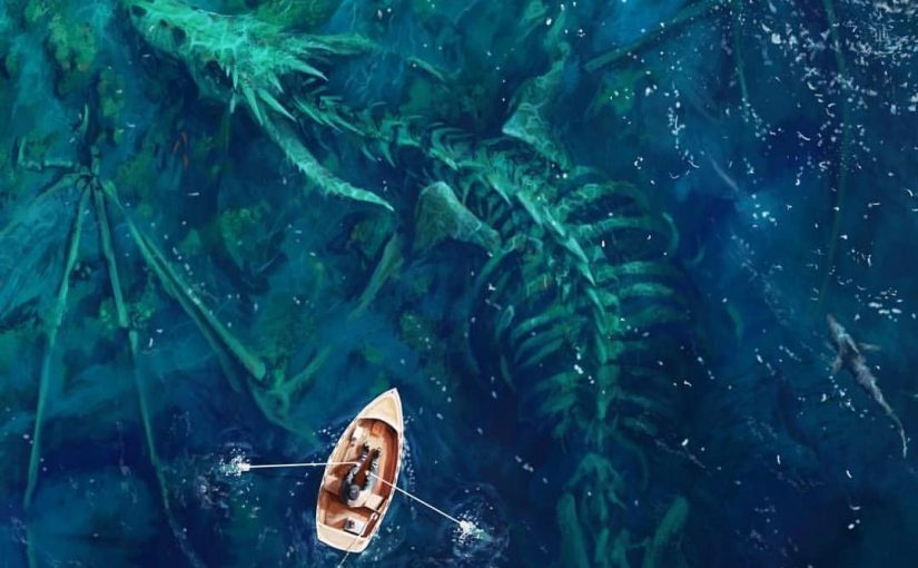 In the China Seas was discovered a complete skeleton of the mythical dragon.
