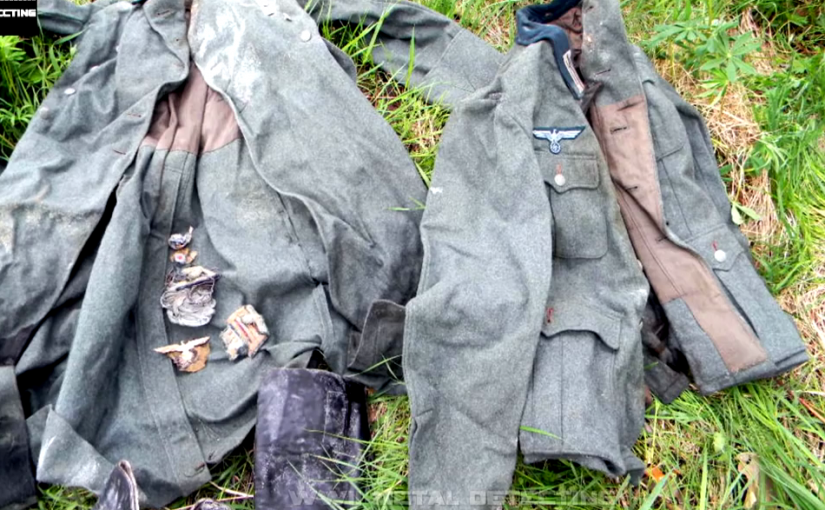 In Russia they dug a suitcase of a German soldier OFFICER from World War II. part 2.