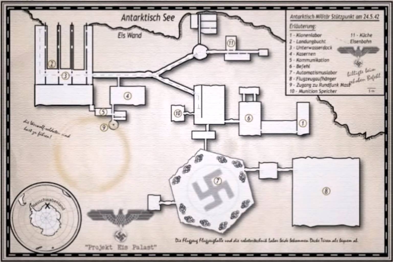Тайный план. Аненербе база 211. База третьего рейха. Карта немецкой базы в Антарктиде. Карты Аненербе.