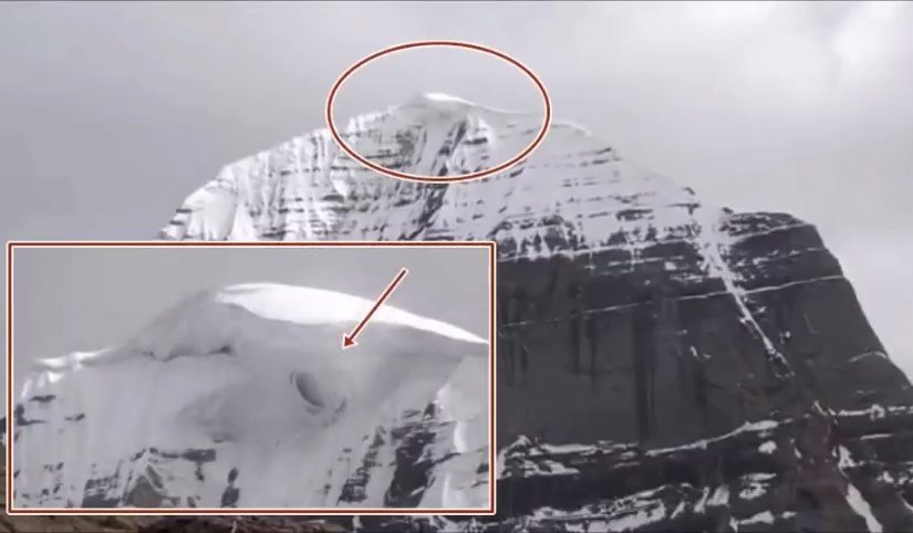 VIDEO: They videotape the opening of the interdimensional Portal at the top of Mount Kailash.