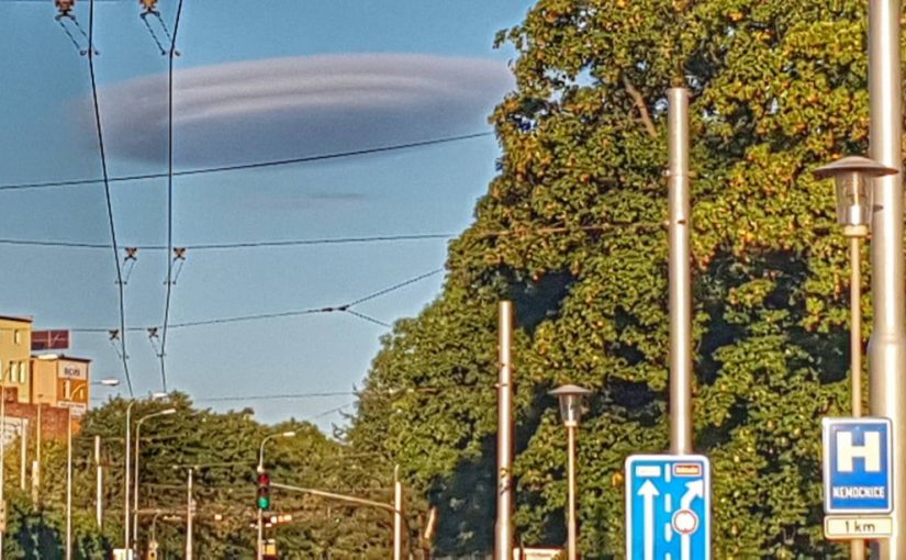 Did the aliens arrive? A strange phenomenon appeared above Teplice!