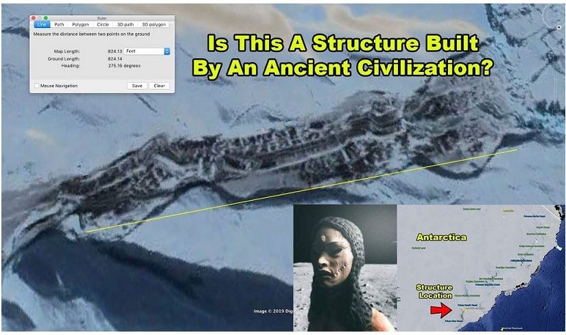 VIDEO: Melting Ice Reveals Ancient Structure In Antarctic.