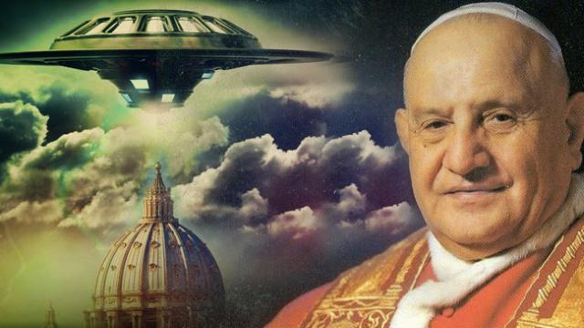 PHOTO: Pope John XXIII: The Pope and contact with a man who came on a UFO ship.