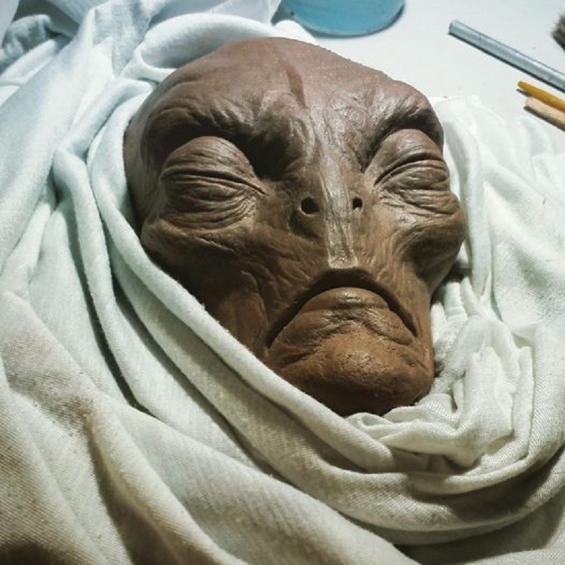 Mysterious alien mummies from ancient times.